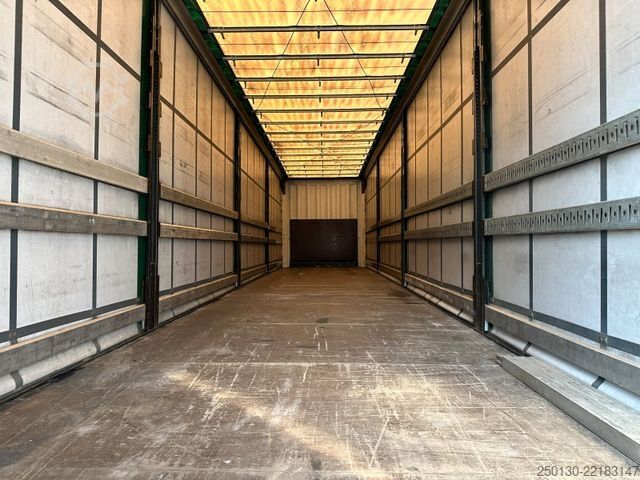Open oplegger met zeil KRONE SD Curtainsider EDSCHA CodeXL Liftachse
