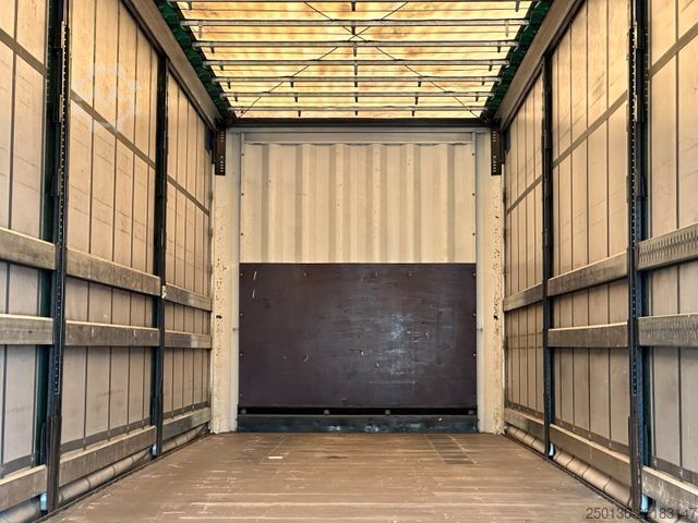 Open oplegger met zeil KRONE SD Curtainsider EDSCHA CodeXL Liftachse