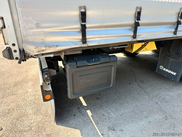 Open oplegger met zeil KRONE SD Curtainsider EDSCHA CodeXL Liftachse