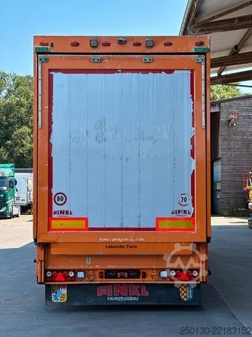 Veetrailer oplegger Finkl SAV35 4.Stock Hubdach Lift Tränke Tridec