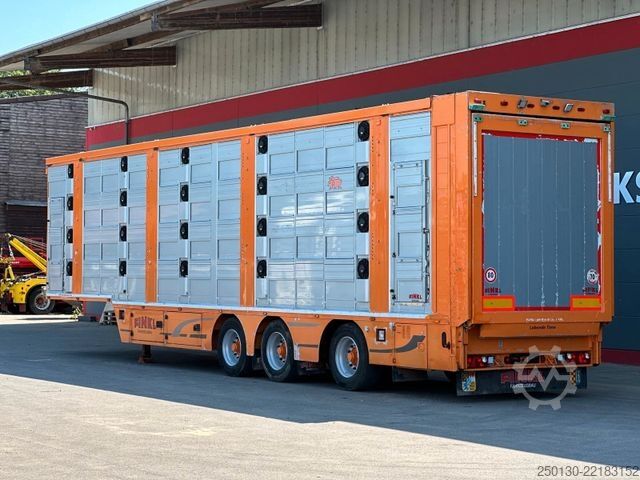 Veetrailer oplegger Finkl SAV35 4.Stock Hubdach Lift Tränke Tridec