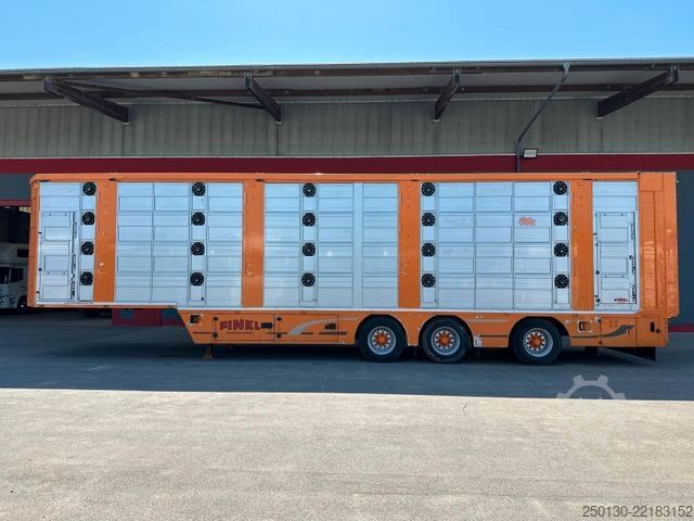Veetrailer oplegger Finkl SAV35 4.Stock Hubdach Lift Tränke Tridec