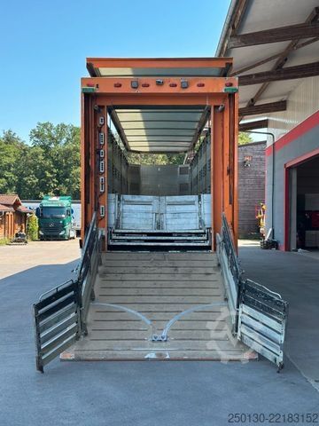 Veetrailer oplegger Finkl SAV35 4.Stock Hubdach Lift Tränke Tridec