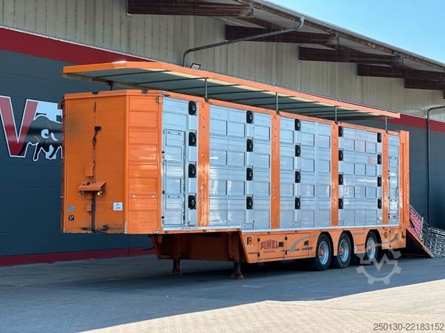 Veetrailer oplegger Finkl SAV35 4.Stock Hubdach Lift Tränke Tridec