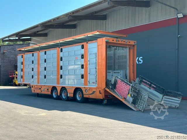Veetrailer oplegger Finkl SAV35 4.Stock Hubdach Lift Tränke Tridec