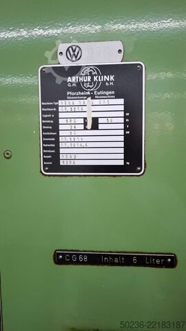 Máquina de brochado Arthur Klink RSHA 1600 CNC