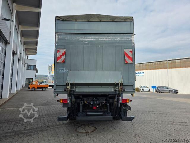Skjutbar presenning Iveco Eurocargo ML140E24WM-BW LBW 3 Sitze Differenzial