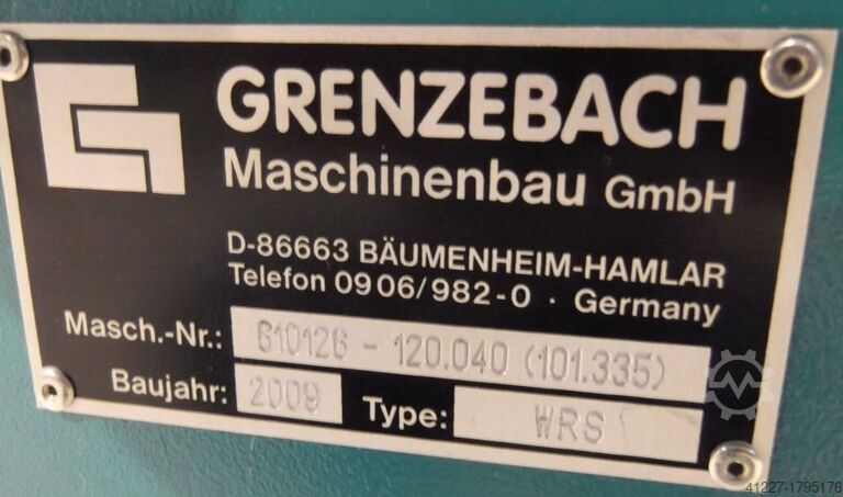 Transportador de rolos da estação de transferência Grenzebach WRS