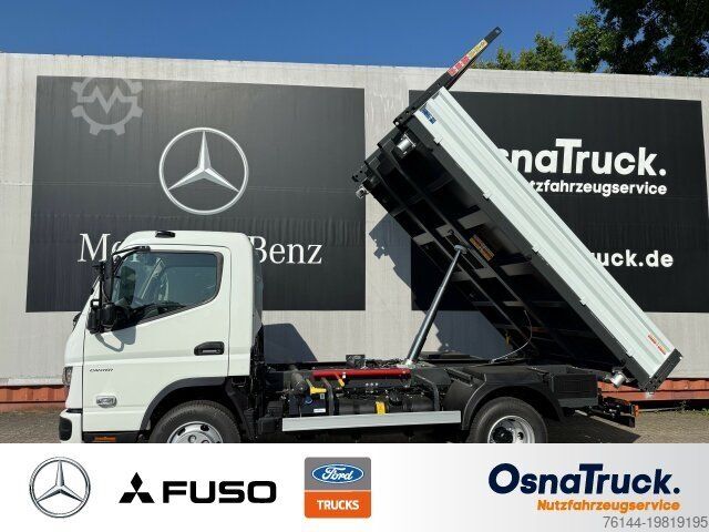 Driezijdige kipper bestelwagen MITSUBISHI 7C18 3-Seitenkipper . Klima,Nutzl.3800 KG