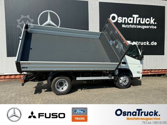 Driezijdige kipper bestelwagen MITSUBISHI 7C18 3-Seitenkipper . Klima,Nutzl.3800 KG