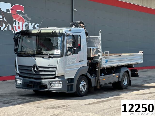 Tresidig tippbil MERCEDES-BENZ Atego 923 4x2BB MEILLER DSK & ATLAS 66.3E LK