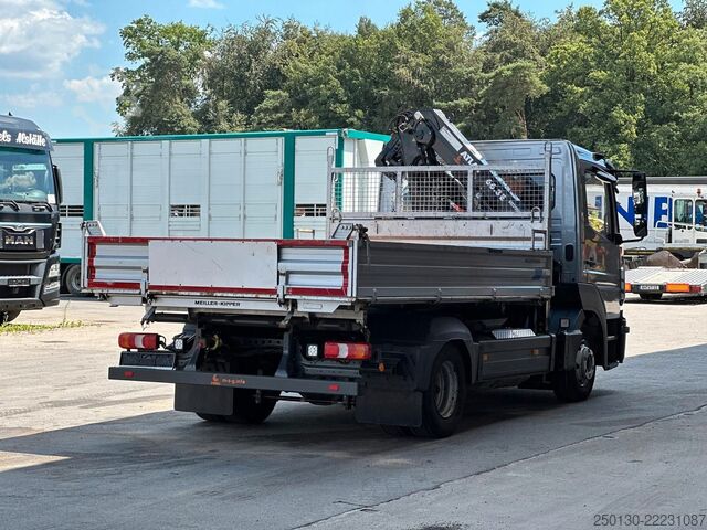 Tresidig tippbil MERCEDES-BENZ Atego 923 4x2BB MEILLER DSK & ATLAS 66.3E LK