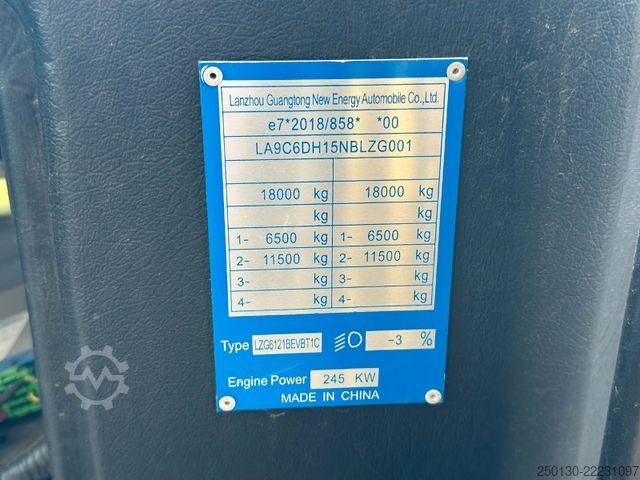 Stadsbuss  Guangtong Elektrobus | 12m Niederflur |67 Plätze