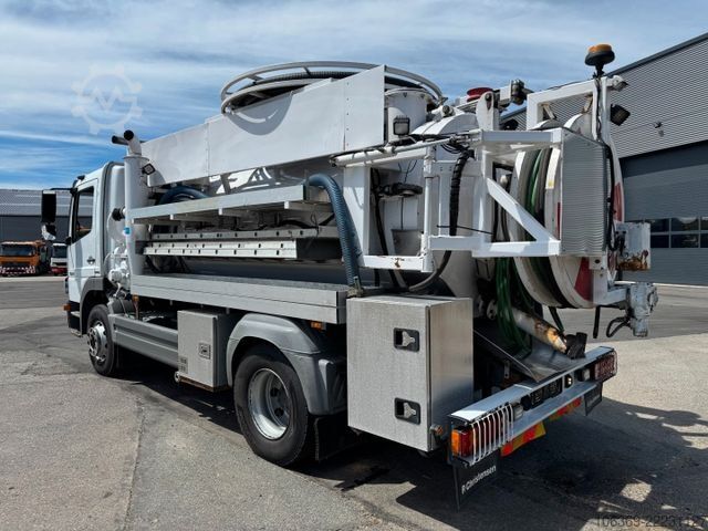Vakuumtankbil MERCEDES-BENZ Atego 1624 4x2 DSU kombiline 5400 L