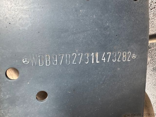 Vakuumtankbil MERCEDES-BENZ Atego 1624 4x2 DSU kombiline 5400 L