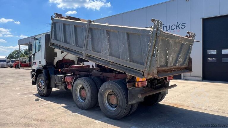 3-Seiten-Kipper Iveco Eurotrakker 260 E 37 (POMPE MANUELLE / MANUAL P...
