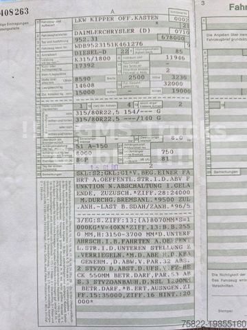 Třístranný sklápěč MERCEDES-BENZ Actros 4143 / Meiller Bordmatik / German TÜV