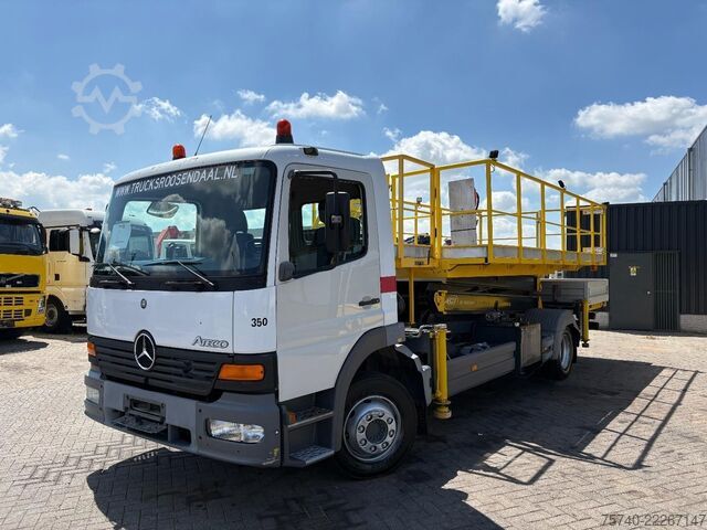 Emelőplatform Mercedes-Benz Atego 1318 + 10 METER HEIGHT + tunnel/mine edit...