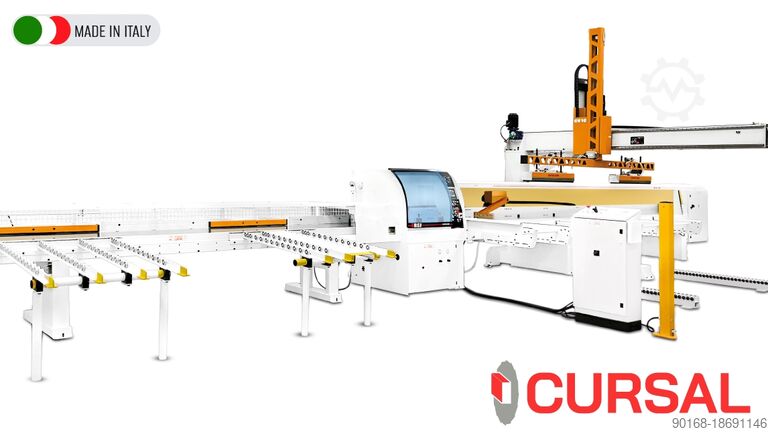 Afkortzaag optimalisator met duwsysteem CURSAL TRSI Ø500 TAGLIO 90° - customizable
