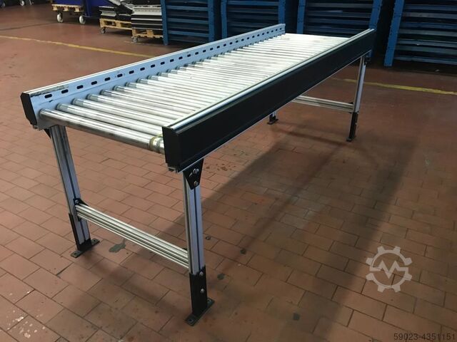 Rollenbaan met aandrijving nuldrukaccumulatie Interroll Staudrucklos