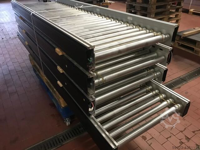 Rollenbaan met aandrijving nuldrukaccumulatie Interroll Staudrucklos