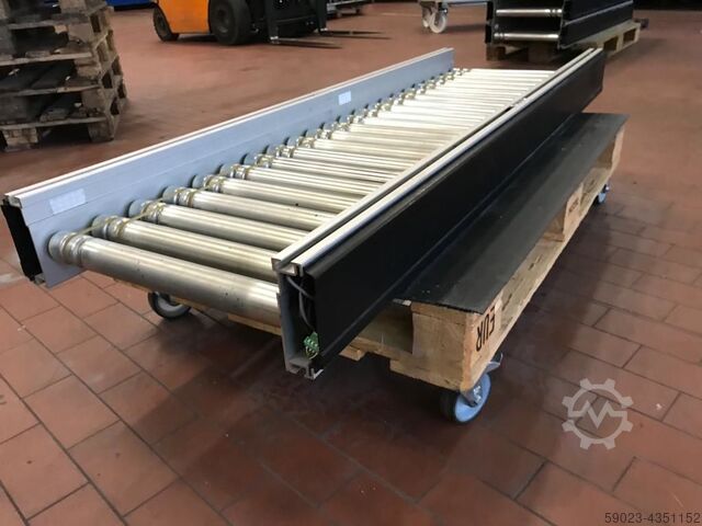 Rollenbaan met aandrijving Nul-drukopbouw Interroll Staudrucklos