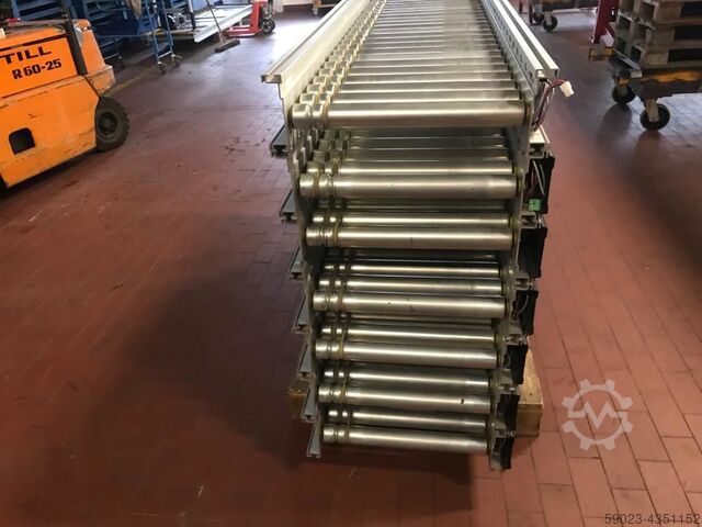 Rollenbaan met aandrijving Nul-drukopbouw Interroll Staudrucklos