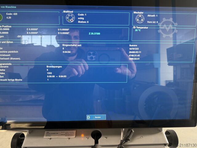 Punching and nibbling machine Euromac MTX Flex 1250