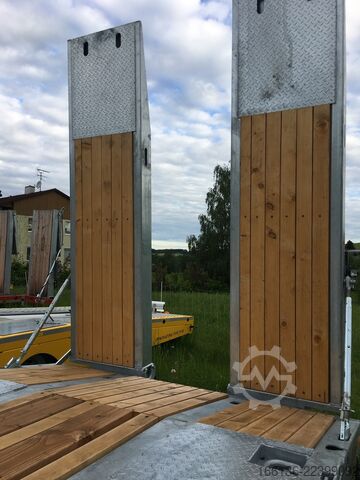 Poluprikolica za niskopodni prevoz Fliegl Tiefladeanhänger DTS 300 Parabel/FH 6,5m