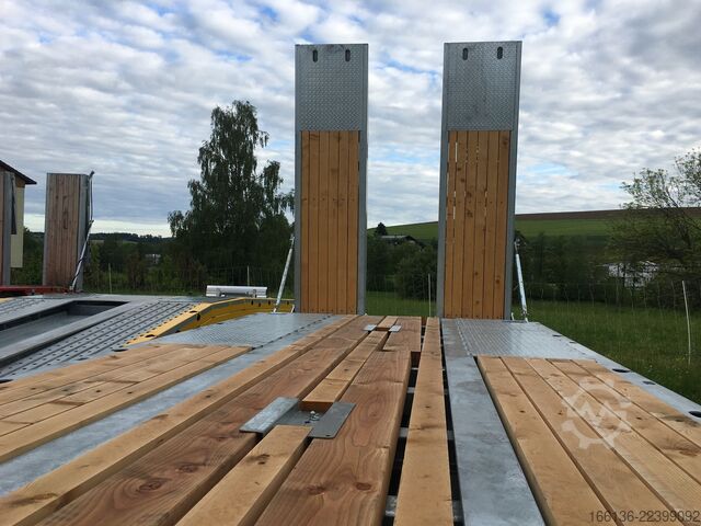 Poluprikolica za niskopodni prevoz Fliegl Tiefladeanhänger DTS 300 Parabel/FH 6,5m