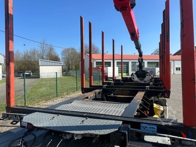 Holztransporter LKW MERCEDES-BENZ Arocs 3351 / 6x6 / Palfinger S260 Z 96 / Doll