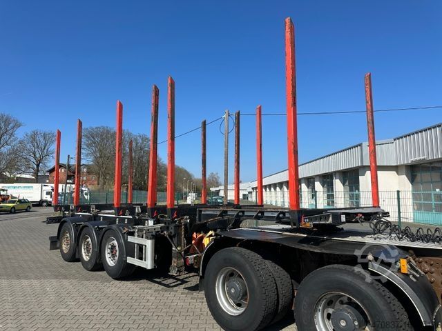 Holztransporter LKW MERCEDES-BENZ Arocs 3351 / 6x6 / Palfinger S260 Z 96 / Doll