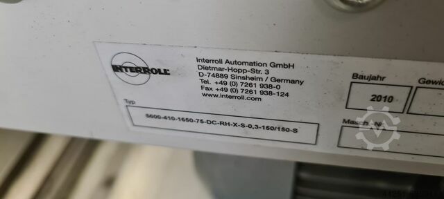 Rulletransportør Rulletransportør Interroll 1,65m with motor