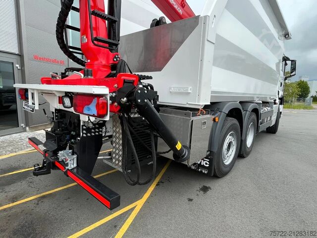 Faanyagszállító MAN TGS 28.480 6x4-4 Kran EPSILON Q170L115 MULDE