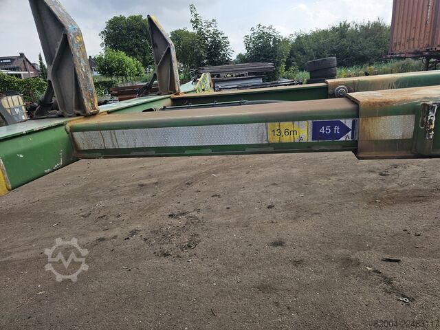 Transporte de contenedores D-TEC VCC-01 FLEXITRAILER/ALL CONNECTIONS/ APK/TUV 23...
