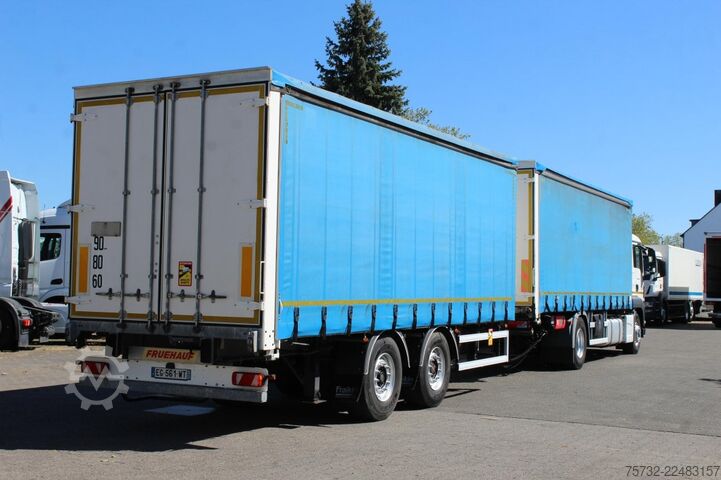 Ladbil med presenning MAN TGS 18.440 Plane Zug Schlafplatz AHK Retarder
