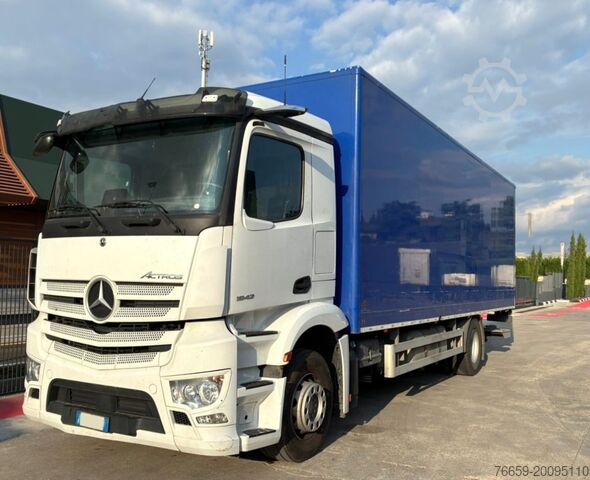 Kutu kamyonu MERCEDES-BENZ Actros L 1842 furgonato + sponda