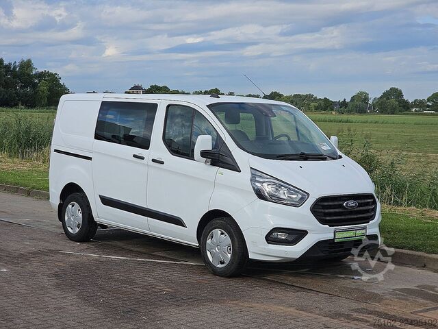Carrinha de tejadilho alto FORD TRANSIT CUSTOM 2.0 L1H1 Dubbele Cabine!