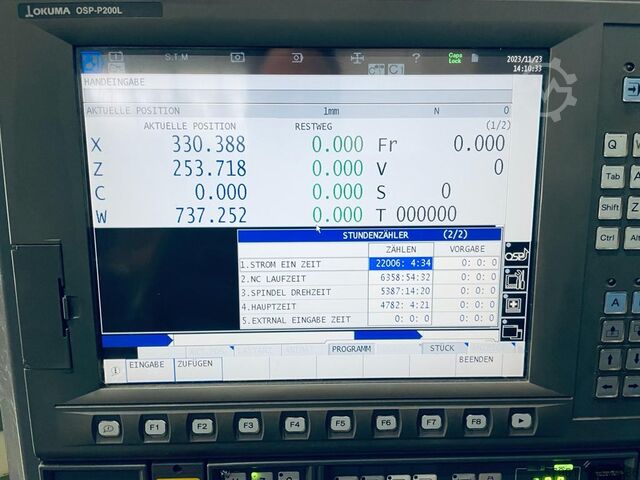 CNC Drehmaschine Okuma LB3000EX MC1000 OSP P200L VDI40