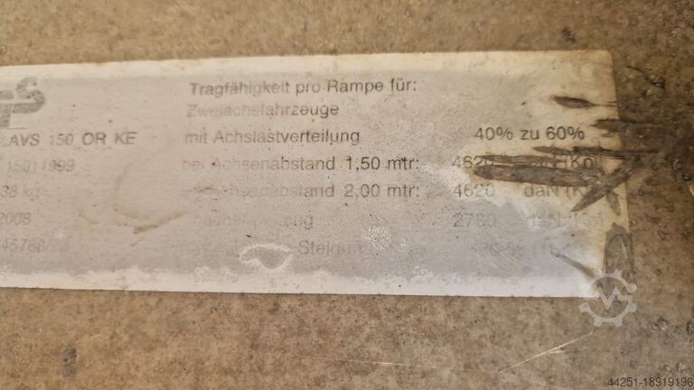 3-Achs Planenanhänger mit 2x Rampen BFR Wisskirchen PLS315