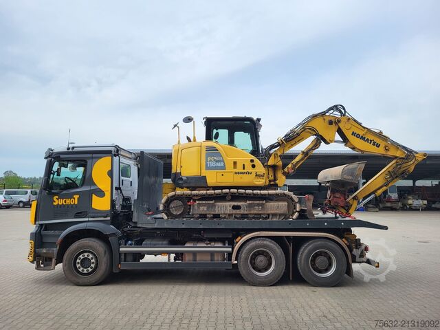 6m kroghejsekontainer / lavlæssende anhænger Hitta 6m Abrollplattform HAP60SP