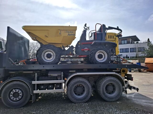 6m kroghejsekontainer / lavlæssende anhænger Hitta 6m Abrollplattform HAP60SP