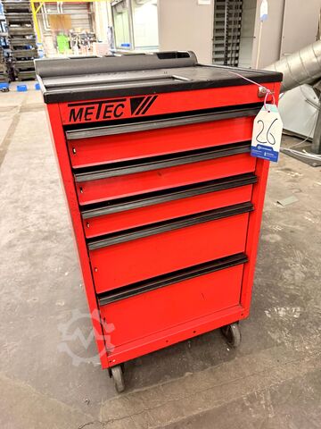 Workshop trolley with contents METEC nan