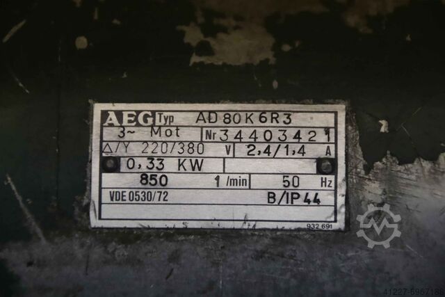 Silnik elektryczny 0,33 kW 850 obr. AEG AD80K6R3