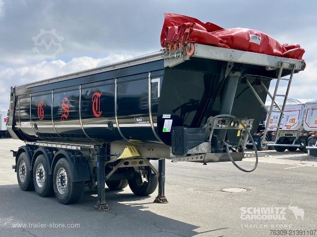 Semi-remorque benne Schmitz Cargobull Kipper Stahlrundmulde Thermomulde 24m³