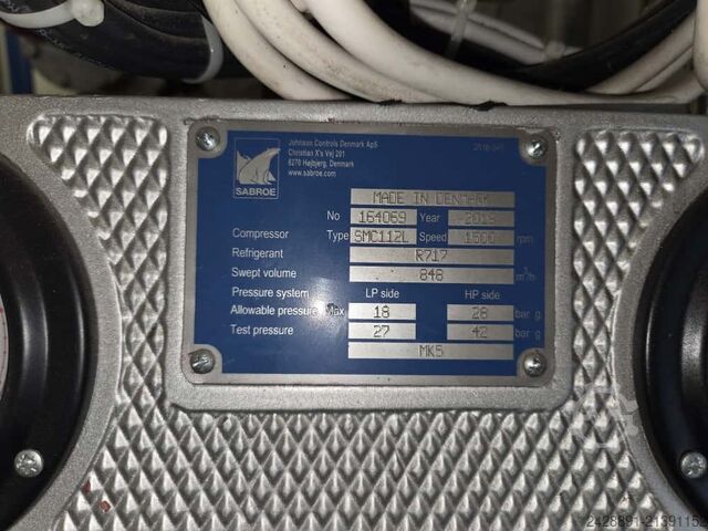 Compressore frigorifero a pistone Sabroe SMC 112 L