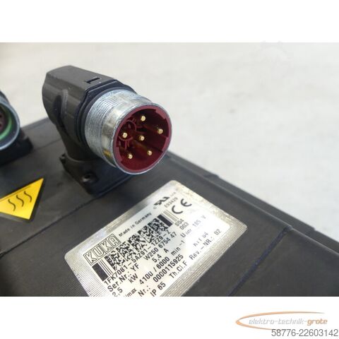 μονάδα ελέγχου KUKA 1FK7081-5AZ91-1ZZ9-Z S04 Servomotor SN: YFW250675447003