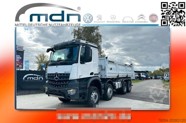 Kiepwagen MERCEDES-BENZ Arocs 3251 8x4 MEILLER Bordmatik Plane