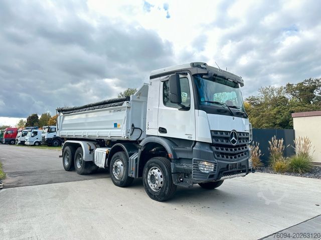 Kipper LKW MERCEDES-BENZ Arocs 3251 8x4 MEILLER Bordmatik Plane