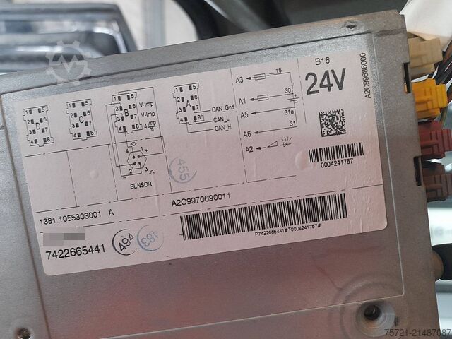 Sistema di bracci a portale DAF CF 370 MANUAL 13T SYSTEM